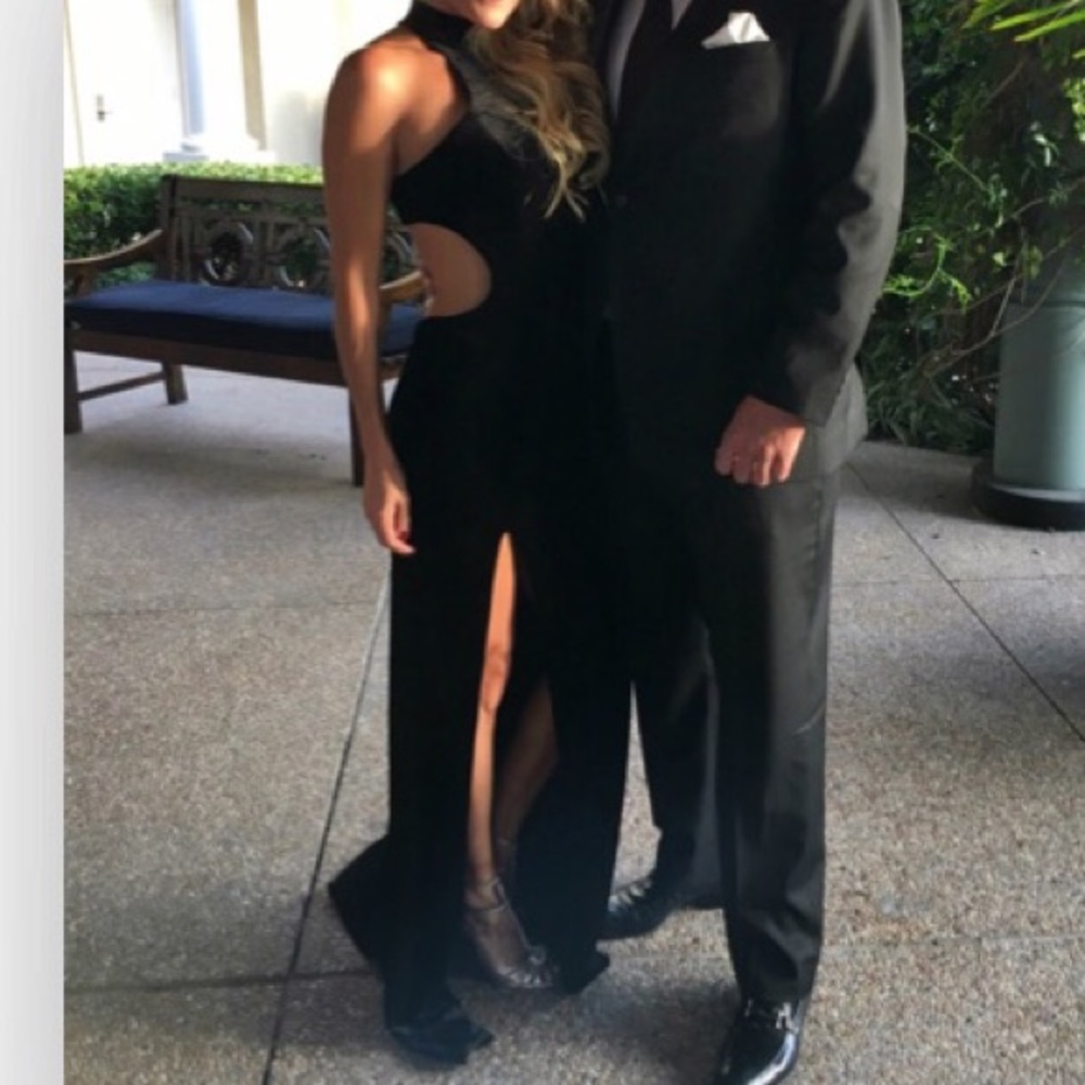 Velvet Prom/special occasion gown with train